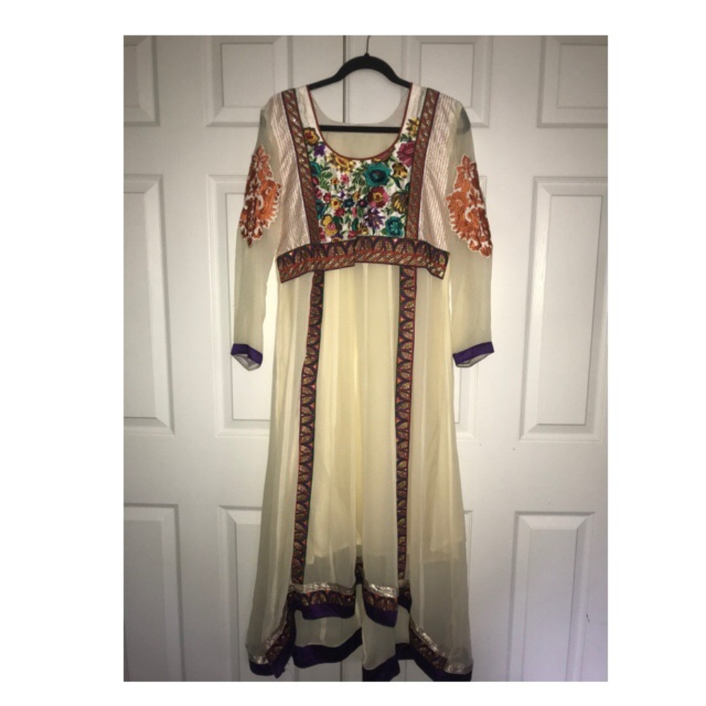 3-pc Salwar Kameez: Dress, Pants, Scarf